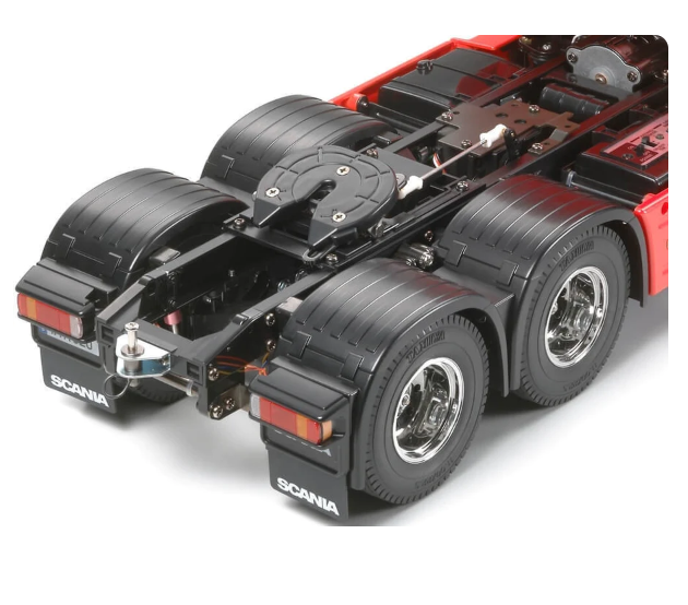Caminhão Scania S540 6X4 Miniatura Realista de Controle Remoto + Carreta de Brinde