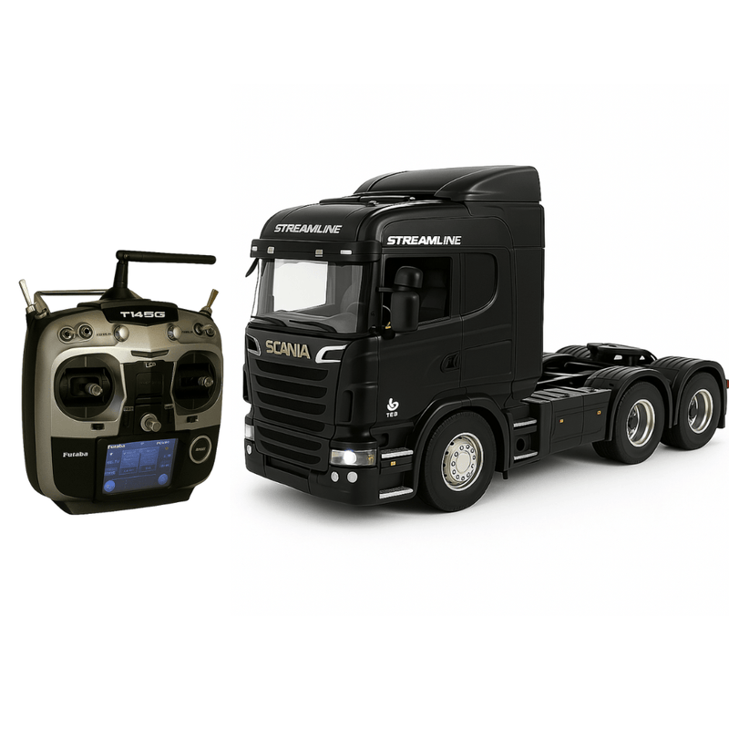 Caminhão Scania S540 6X4 Miniatura Realista de Controle Remoto + Carreta de Brinde - Dorian Bravelli Brasil